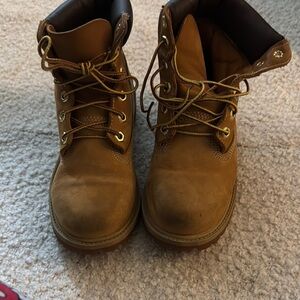Timberland Tan Leather Boots